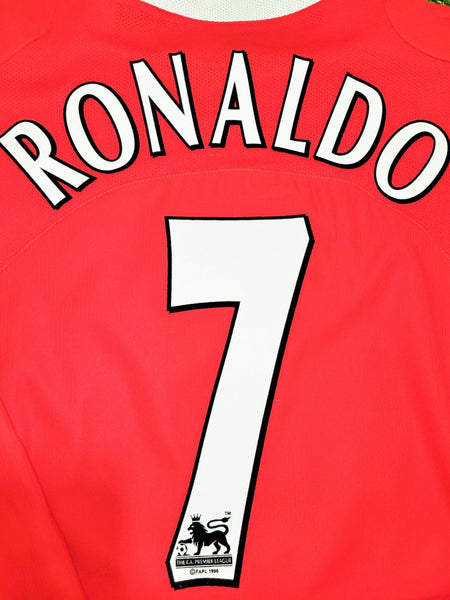 Cristiano Ronaldo Nike Manchester United 2004 2005 2006 Home Long Sleeve Soccer Jersey Shirt XL SKU# S50610DHA Nike