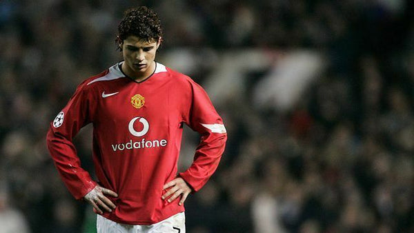 Cristiano Ronaldo Nike Manchester United 2004 2005 2006 Long Sleeve UEFA Soccer Jersey Shirt L Nike