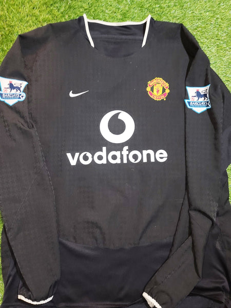 Cristiano Ronaldo Nike Manchester United 2004 2005 Away Long Sleeve Jersey Shirt L foreversoccerjerseys