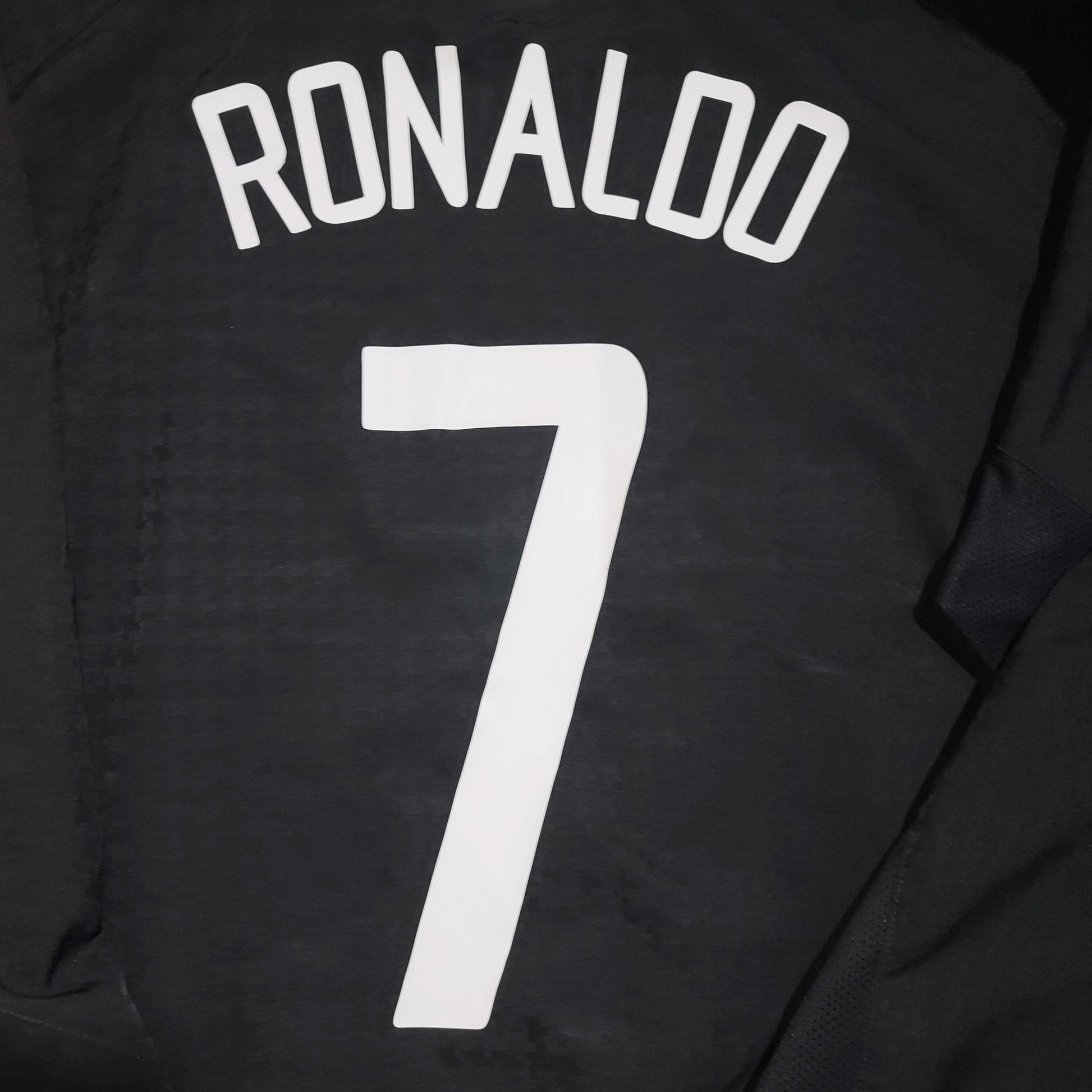 Cristiano Ronaldo Nike Manchester United 2004 2005 UEFA Away Long Sleeve Jersey Shirt L foreversoccerjerseys