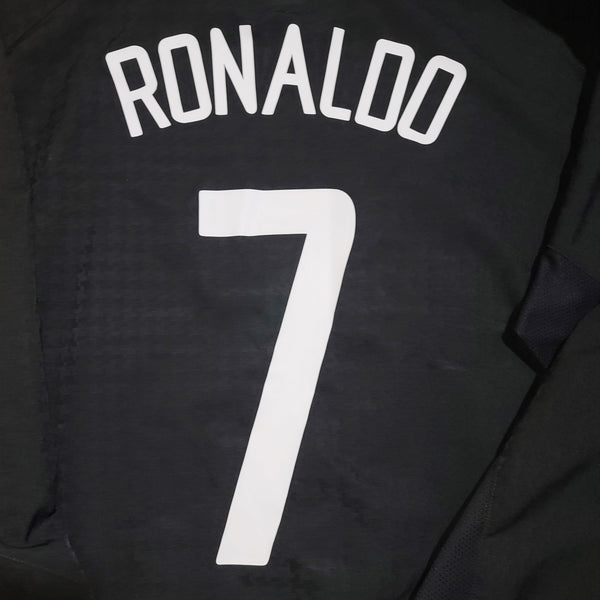 Cristiano Ronaldo Nike Manchester United 2004 2005 UEFA Away Long Sleeve Jersey Shirt L foreversoccerjerseys