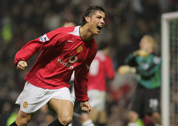 Cristiano Ronaldo Nike Manchester United 2005 2006 Home Long Sleeve Jersey Shirt L SKU# F41003DHA foreversoccerjerseys