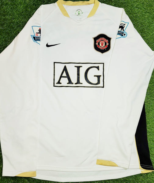 Cristiano Ronaldo Nike Manchester United 2006 2007 2008 Away Long Sleeve Jersey Shirt M SKU# 146818 foreversoccerjerseys