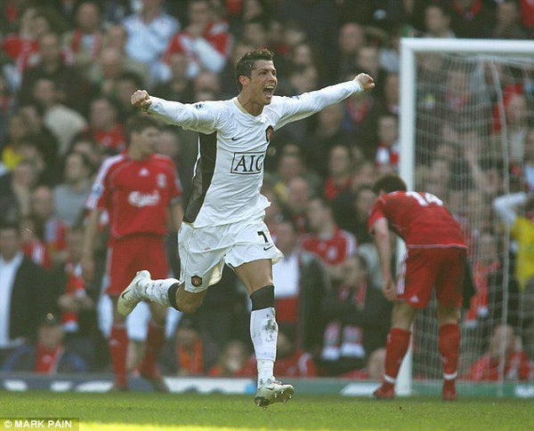 Cristiano Ronaldo Nike Manchester United 2006 2007 2008 Away Long Sleeve Jersey Shirt M SKU# 146818 foreversoccerjerseys