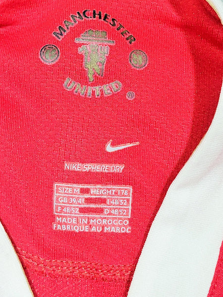 Cristiano Ronaldo Nike Manchester United 2006 2007 FA CUP FINAL Home Long Sleeve Soccer Jersey Shirt L SKU# H6DHA 146815 foreversoccerjerseys