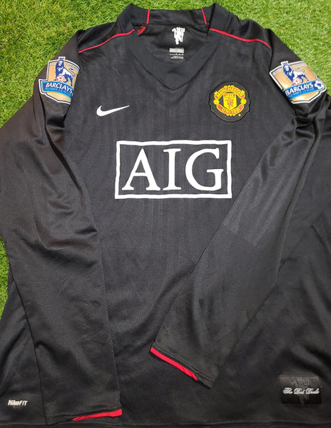 Cristiano Ronaldo Nike Manchester United 2007 2008 Away Long Sleeve Jersey Shirt XL SKU# 238348-010 foreversoccerjerseys