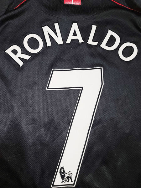 Cristiano Ronaldo Nike Manchester United 2007 2008 Away Long Sleeve Jersey Shirt XL SKU# 238348-010 foreversoccerjerseys