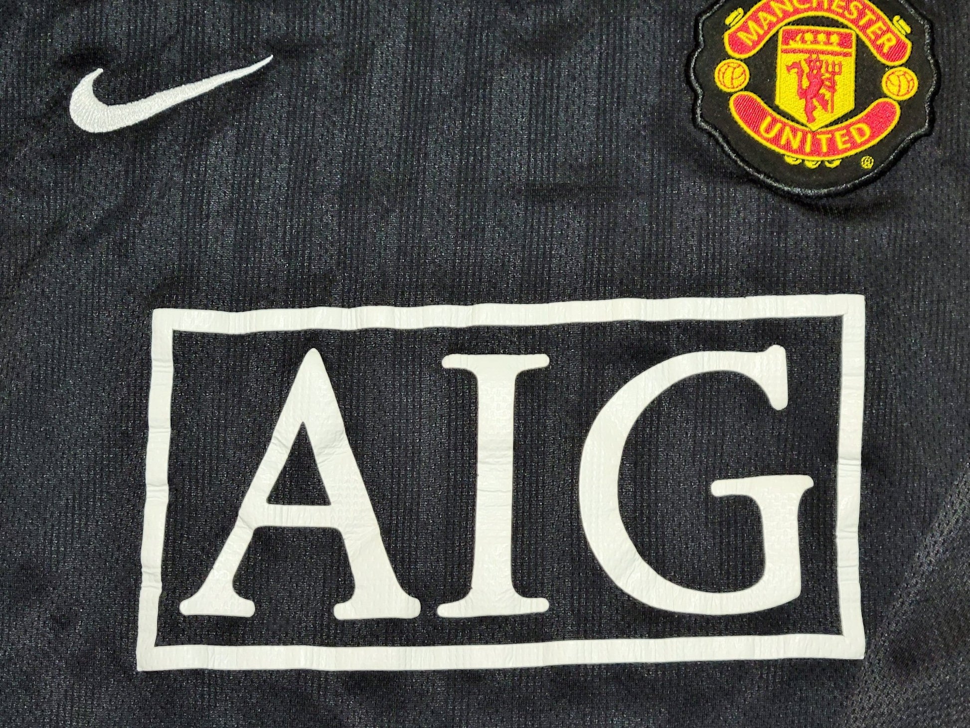 Cristiano Ronaldo Nike Manchester United 2007 2008 Away Long Sleeve Soccer Jersey Shirt M SKU# 238348-010 Nike