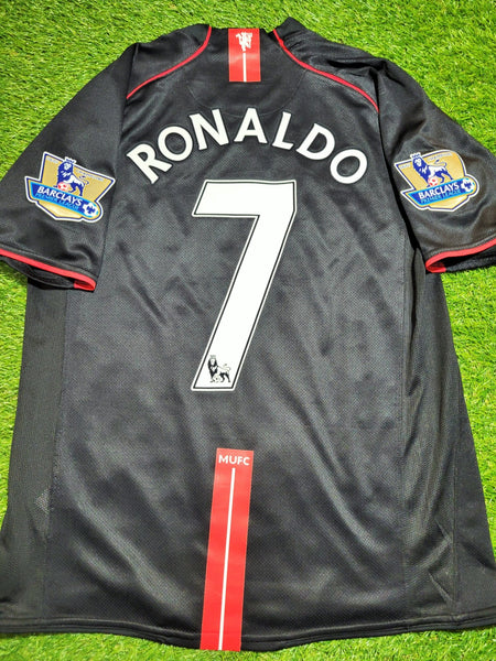 Cristiano Ronaldo Nike Manchester United 2007 2008 Away Soccer Jersey Shirt M SKU# 238347-010 Nike