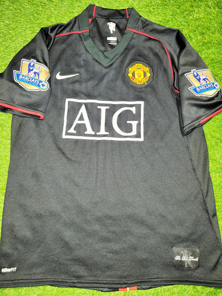 Cristiano Ronaldo Nike Manchester United 2007 2008 Away Soccer Jersey Shirt M SKU# 238347-010 Nike