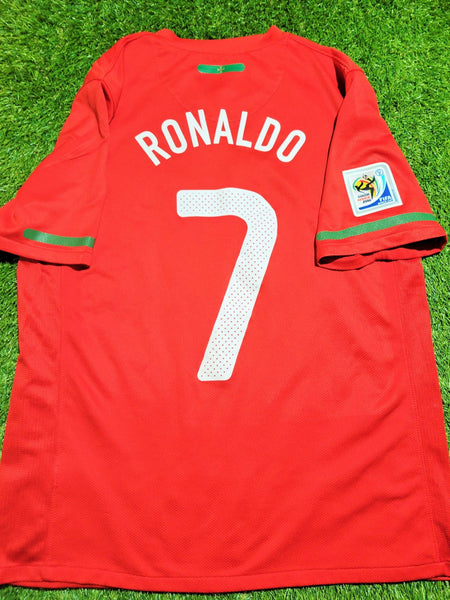 Cristiano Ronaldo Portugal 2010 WORLD CUP Jersey Camiseta Shirt M SKU# 376894-611 Nike