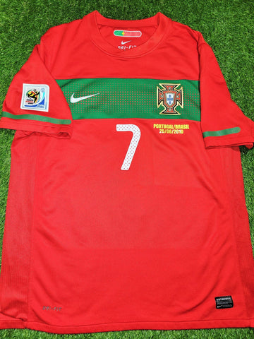 Cristiano Ronaldo Portugal 2010 WORLD CUP Jersey Camiseta Shirt M SKU# 376894-611 Nike