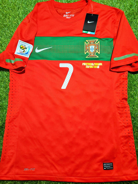 Cristiano Ronaldo Portugal 2010 WORLD CUP PLAYER ISSUE Jersey Camiseta Shirt L SKU# 381703-611 foreversoccerjerseys