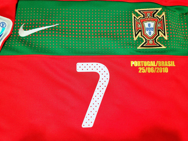 Cristiano Ronaldo Portugal 2010 WORLD CUP PLAYER ISSUE Jersey Camiseta Shirt L SKU# 381703-611 foreversoccerjerseys