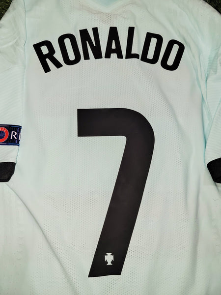 Cristiano Ronaldo Portugal 2020 EURO CUP PLAYER ISSUE VAPORKNIT Away Jersey Shirt L SKU# CD0600-336 Nike