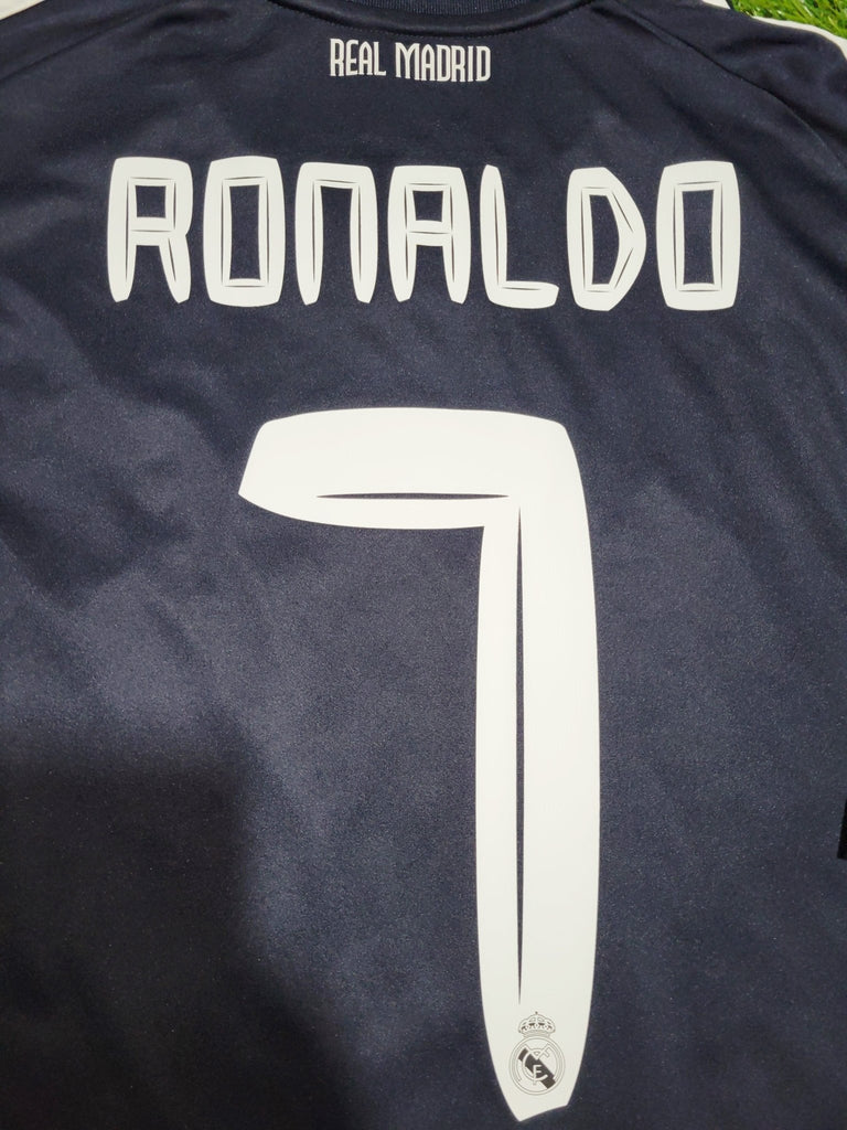 Cristiano Ronaldo Real Madrid 2010 2011 Away Soccer Jersey Shirt M SKU