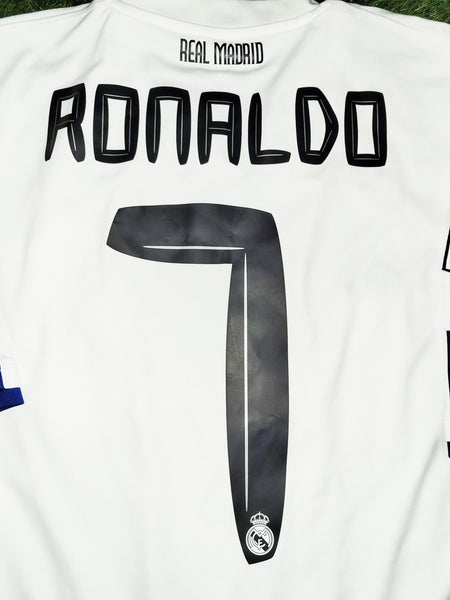 Cristiano Ronaldo Real Madrid 2010 2011 Home Jersey Camiseta Shirt L SKU# P96163 Adidas