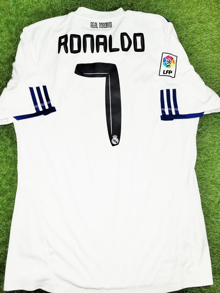 Cristiano Ronaldo Real Madrid 2010 2011 Home Jersey Camiseta Shirt L SKU# P96163 Adidas
