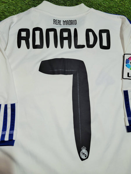 Cristiano Ronaldo Real Madrid 2010 2011 Home Jersey Camiseta Shirt M SKU# P96163 Adidas