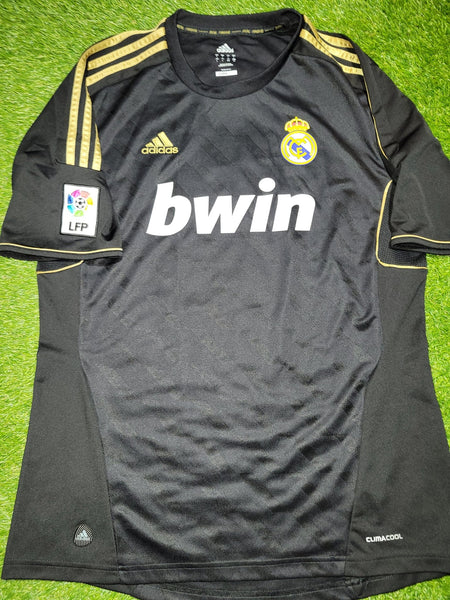 Cristiano Ronaldo Real Madrid 2011 2012 Away Soccer Jersey Shirt L SKU# V13642 Adidas
