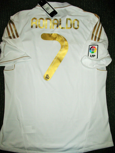 Cristiano Ronaldo Real Madrid 2011 2012 Jersey Shirt Camiseta L BNWT - foreversoccerjerseys