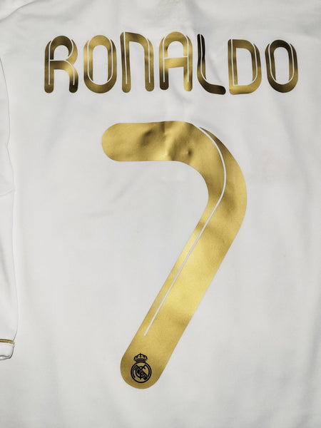 Cristiano Ronaldo Real Madrid 2011 2012 UEFA Jersey Shirt Camiseta L SKU# V13646 Adidas