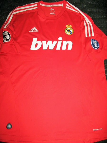 Cristiano Ronaldo Real Madrid 2011 2012 UEFA Red Jersey Shirt XL - foreversoccerjerseys