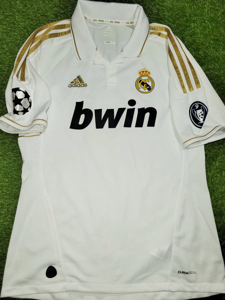 Cristiano Ronaldo Real Madrid 2011 2012 UEFA Soccer Jersey Shirt M SKU# V13646 Adidas