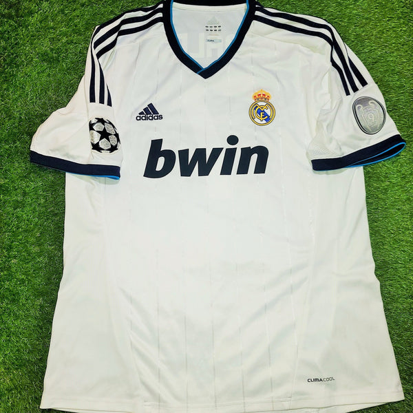 Cristiano Ronaldo Real Madrid 2012 2013 UEFA Home Jersey Camiseta Shirt XL SKU# W41768 foreversoccerjerseys