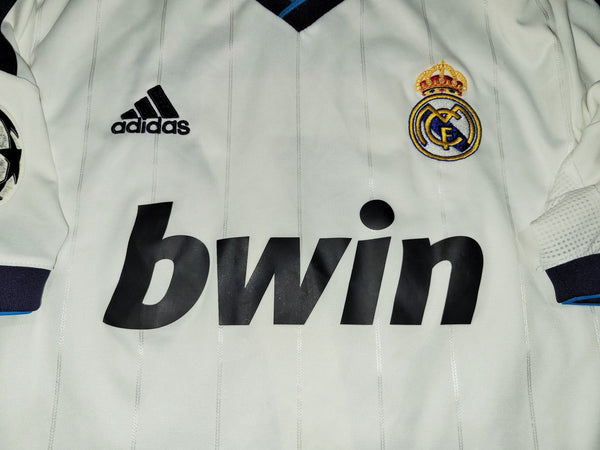 Cristiano Ronaldo Real Madrid 2012 2013 UEFA Home Soccer Jersey Camiseta Shirt M SKU# W41768 Adidas