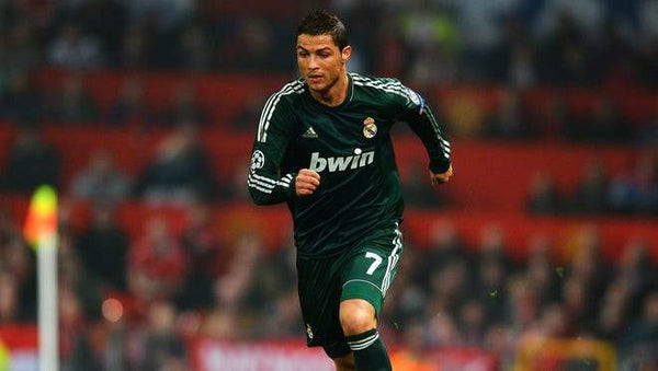 Cristiano Ronaldo Real Madrid 2012 2013 UEFA Jersey Shirt M SKU# X53540 AV1001 foreversoccerjerseys