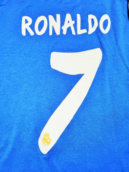 Cristiano Ronaldo Real Madrid 2013 2014 Away Jersey Camiseta Shirt M SKU# Z29405 foreversoccerjerseys