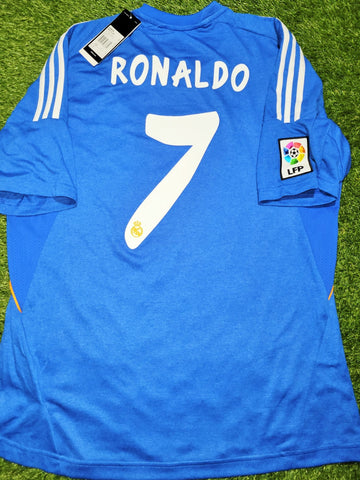 Cristiano Ronaldo Real Madrid 2013 2014 Away Soccer Jersey Shirt BNWT L SKU# Z29405 Adidas