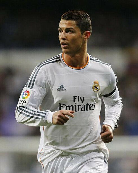 Cristiano Ronaldo Real Madrid 2013 2014 Home Long Sleeve Jersey Camiseta Shirt M SKU# G81098 foreversoccerjerseys