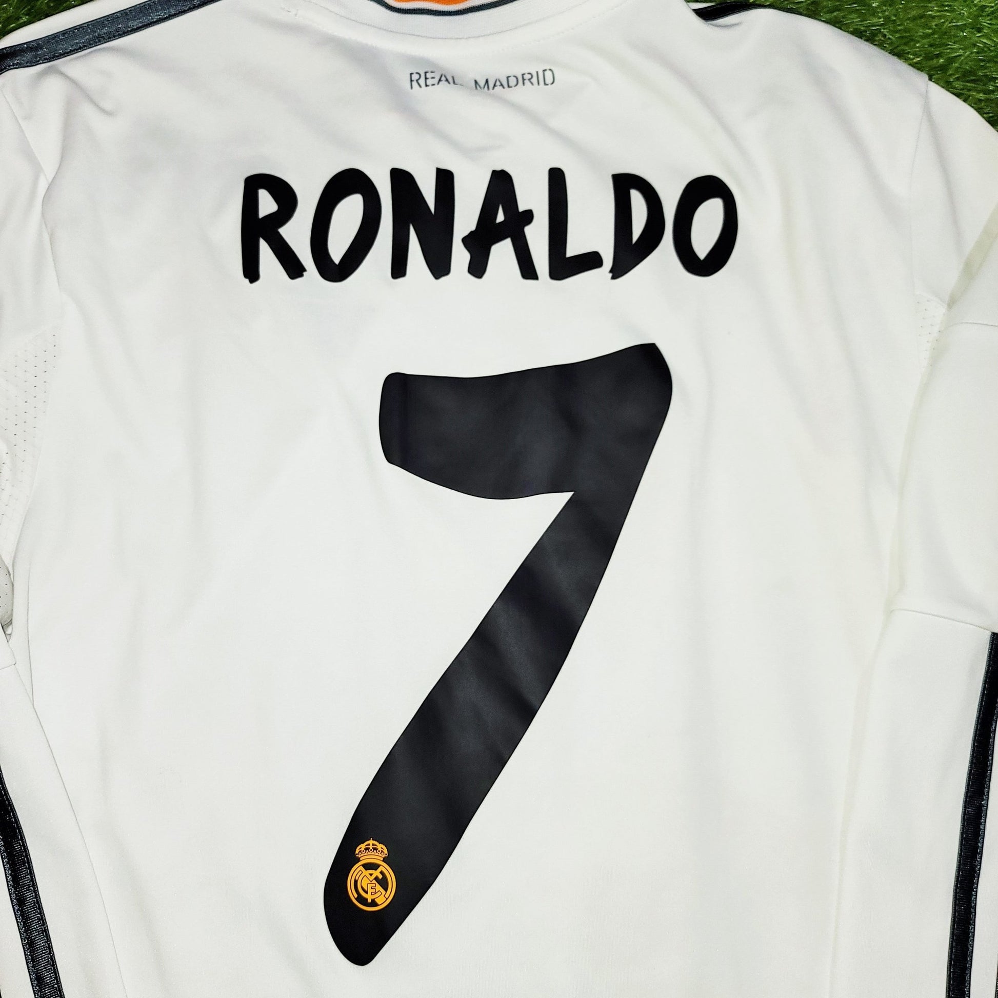 Cristiano Ronaldo Real Madrid 2013 2014 Home Long Sleeve Jersey Camiseta Shirt M SKU# G81098 foreversoccerjerseys