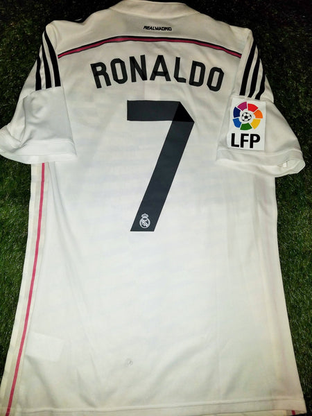 Cristiano Ronaldo Real Madrid 2014 2015 ADIZERO PLAYER ISSUE Jersey Camiseta Shirt M foreversoccerjerseys