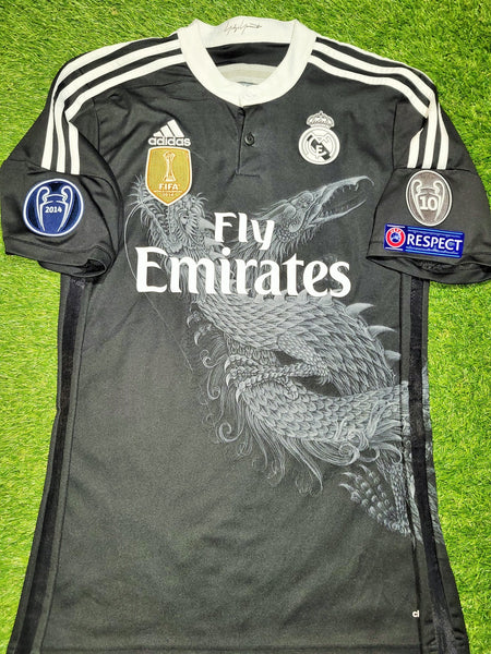 Cristiano Ronaldo Real Madrid 2014 2015 Dragon Y-3 Yamamoto UEFA Third Soccer Jersey Shirt M SKU# F49264 Adidas