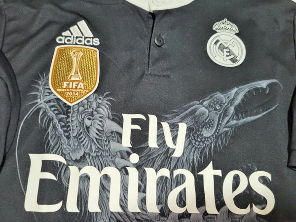 Cristiano Ronaldo Real Madrid 2014 2015 Dragon Y-3 Yamamoto UEFA Third Soccer Jersey Shirt M SKU# F49264 Adidas