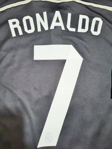 Cristiano Ronaldo Real Madrid 2014 2015 Dragon Y-3 Yamamoto UEFA Third Soccer Jersey Shirt M SKU# F49264 Adidas