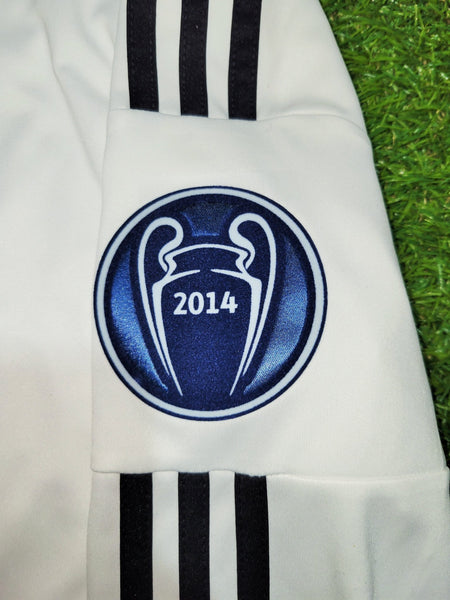 Cristiano Ronaldo Real Madrid 2014 2015 Home Long Sleeve UEFA Soccer Jersey Shirt L SKU# F49660 Adidas
