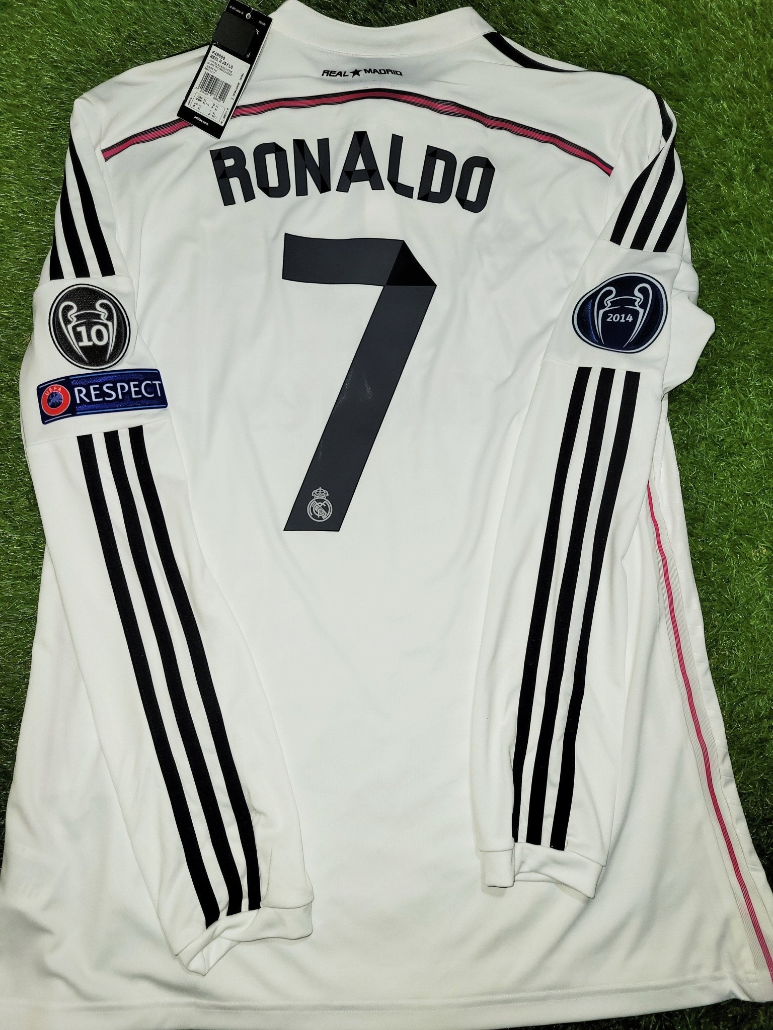 その他 CR7 Cristiano Ronaldo Real Madrid 2014 2015 Long Sleeve UEFA