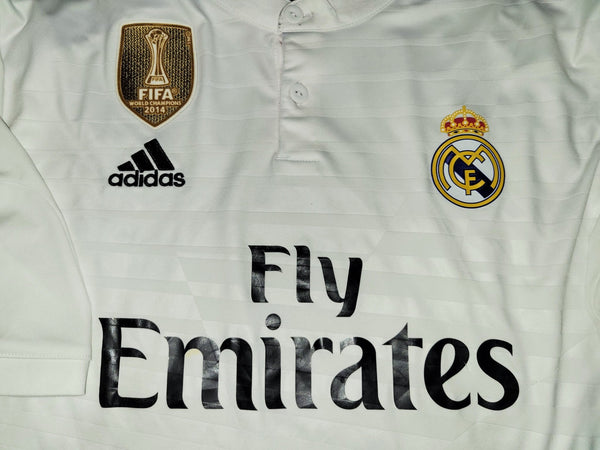 Cristiano Ronaldo Real Madrid 2014 2015 UEFA Home Jersey Shirt XL SKU# M38202 Adidas