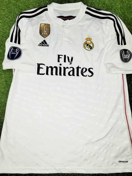 Cristiano Ronaldo Real Madrid 2014 2015 UEFA Home Jersey Shirt XL SKU# M38202 Adidas