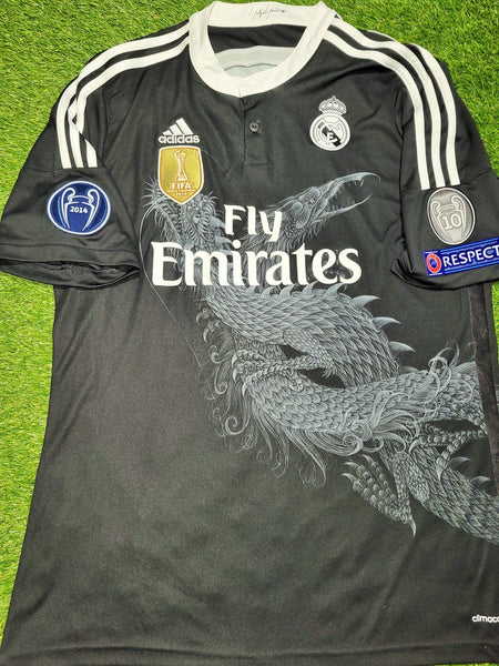 Cristiano Ronaldo Real Madrid 2014 2015 Yamamoto Dragon Y-3 UEFA Third Soccer Jersey Shirt XL SKU# F49264 Adidas
