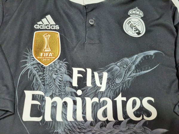 Cristiano Ronaldo Real Madrid 2014 2015 Yamamoto Dragon Y-3 UEFA Third Soccer Jersey Shirt XL SKU# F49264 Adidas