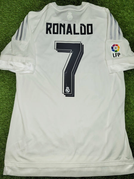 Cristiano Ronaldo Real Madrid 2015 2016 ADIZERO Player Issue Soccer Jersey Camiseta Shirt L SKU# S12654 Adidas