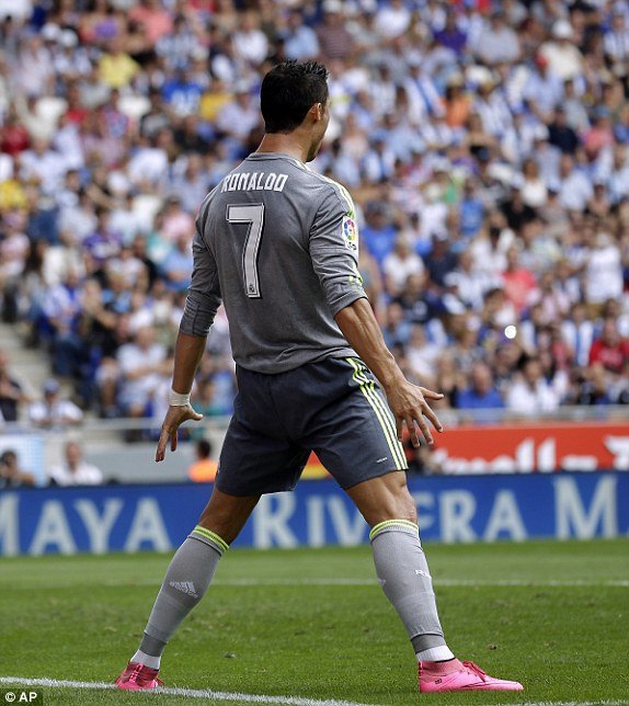 Cristiano Ronaldo Real Madrid 2015 2016 Gray Away Jersey Camiseta Shirt L BNWT SKU# AA2219 foreversoccerjerseys