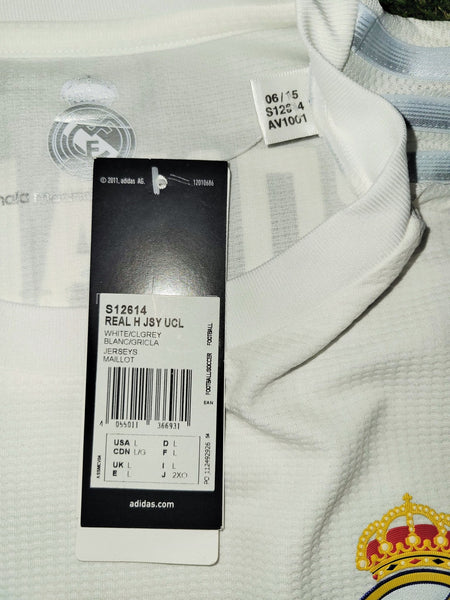 Cristiano Ronaldo Real Madrid 2015 2016 UEFA FINAL Home Jersey Camiseta Shirt Maglia BNWT L SKU# S12614 Adidas
