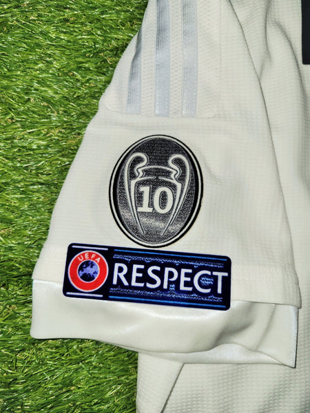 Cristiano Ronaldo Real Madrid 2015 2016 UEFA FINAL Home Soccer Jersey Shirt L SKU# S12614 Adidas