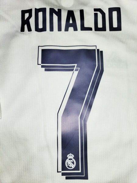 Cristiano Ronaldo Real Madrid 2015 2016 UEFA Home Jersey Camiseta Shirt Maglia XL SKU# AK2496 foreversoccerjerseys